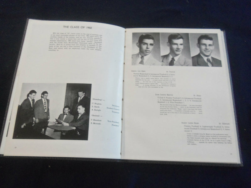 1950 FOLLE LEGE ST. THOMAS HIGH SCHOOL YEARBOOK - ROCKFORD, ILLINOIS - YB 2731