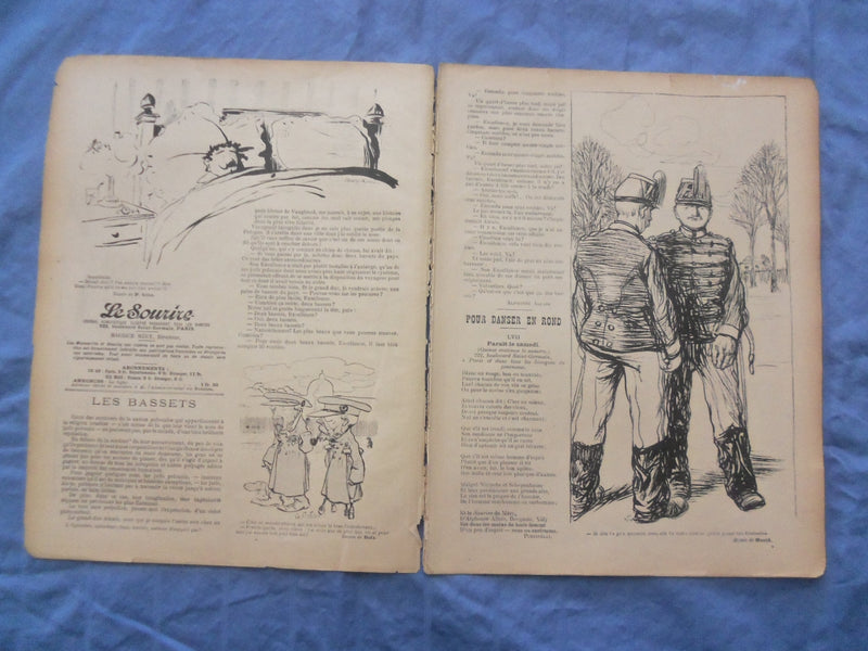 1903 JAN 10 LE SOURIRE MAGAZINE - ILLUSTRATED COMEDY - FRENCH TEXT - SP 4865I