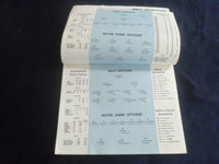 1971 OCTOBER 30 FOOTBALL PROGRAM - NOTRE DAME UNIVERSITY VS NAVY - SP 1213B