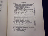 1926 HOMES OF FAMOUS AMERICANS BY CHESLA SHERLOCK VOLUME NO. 1 - KD 2655