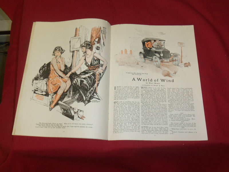 1922 AUGUST 12 JUDGE MAGAZINE - A ONE-PIECE ORCHESTRA - ILLUSTRATIONS - B 6116