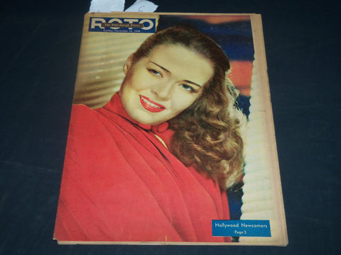 1944 NOV 12 THE PITTSBURGH PRESS SUNDAY ROTO SECTION - JEAN MCCRACKEN - NP 4599