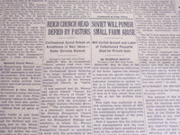 1939 MAY 29 NEW YORK TIMES - REICH CHURCH HEAD DEFIED BY PASTORS - NT 6848