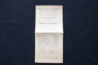1905 MARCH 20 WALNUT ST. THEATRE PROGRAM - THE HEIR TO THE HOORAH - K 1991