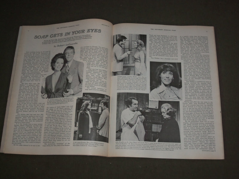 1977 SEPTEMBER THE SATURDAY EVENING POST MAGAZINE - FARRAH FAWCETT COVER- B 4307
