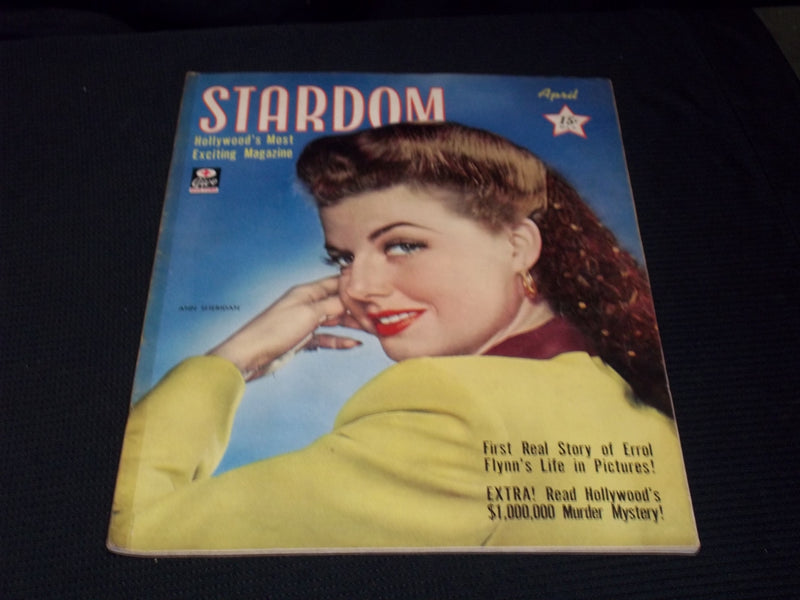 1943 APRIL STARDOM MAGAZINE - ANN SHERIDAN FRONT COVER - E 20167