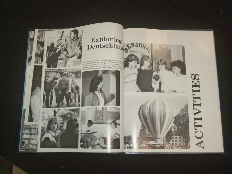 1985-1986 BITBURG MIDDLE SCHOOL YEARBOOK- RHINELAND-PALATINATE, GERMANY- YB 2111