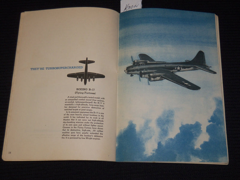 1943 THEY'RE TURBOSUPERCHARGED BOOK PUB. BY G. E. - SANFORD A. MOSS - K 164