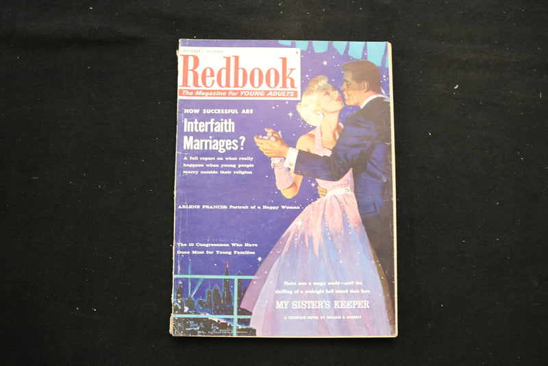1956 OCTOBER REDBOOK MAGAZINE - INTERFAITH MARRIAGES? COVER - SP 3745S