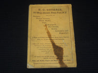 1800'S MOTHER'S PRIMER BOOK BY H. C. GUTHRIE - CHILDREN'S BOOK - K 2599