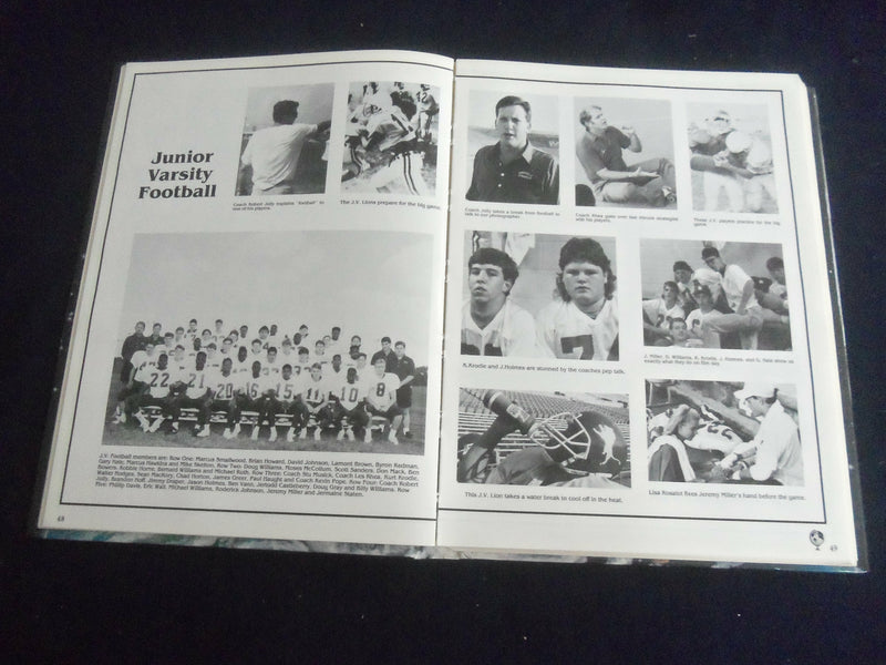 1992 LION GREENVILLE HIGH SCHOOL YEARBOOK - GREENVILLE, TEXAS - YB 2823