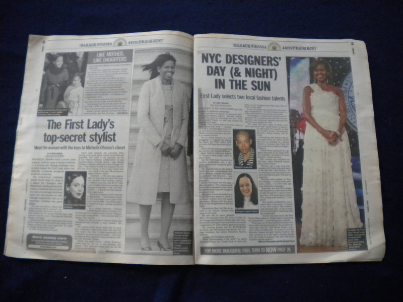 2009 JAN 21 NEW YORK DAILY NEWS NEWSPAPER - OBAMA INAUGURATION SPECIAL - NP 5976