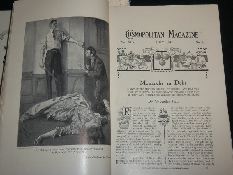 1908 JULY THE COSMOPOLITAN MAGAZINE - SUMMER'S RETURN - NICE ADS - J 6693