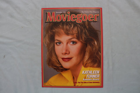 1986 NOVEMBER MOVIEGOER MAGAZINE - KATHLEEN TURNER COVER - E 19849