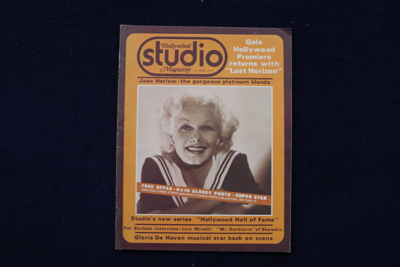 1973 AUGUST HOLLYWOOD STUDIO MAGAZINE - JEAN HARLOW COVER - E 19243