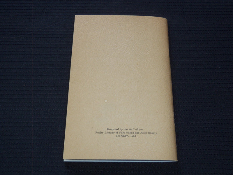 1953 ALLEN COUNTY COURT HOUSE ILLUSTRATED GUIDE - FT. WAYNE - J 7234