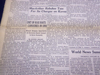 1946 JANUARY 24 NEW YORK TIMES - MACARTHUR REBUKES TASS - NT 3460