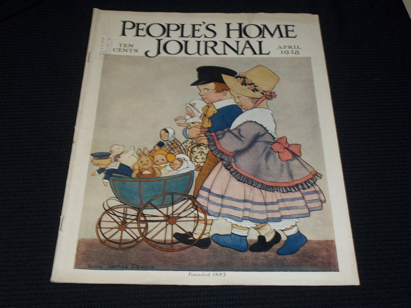 1928 APRIL PEOPLE'S HOME JOURNAL MAGAZINE NICE ILLUSTRATED COVER ART - E 2800