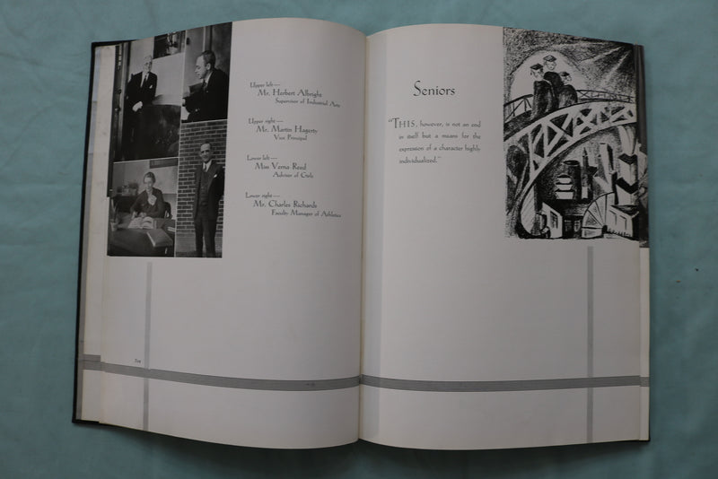 1935 THE RECHAUFFE EASTON HIGH SCHOOL YEARBOOK - EASTON, PENNSYLVANIA - YB 3553