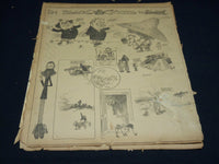 1908 BOSTON HERALD SUNDAY IN BLACK & WHITE SECTIONS LOT OF 7 - GOLDSMITH - UP 86