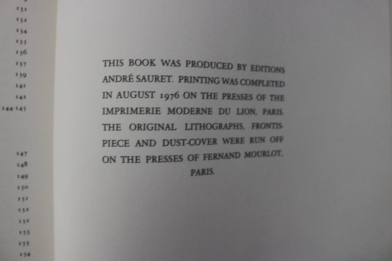 1976 PAUL DELVAUX GRAPHIC WORK HARDCOVER BOOK - KD 9712