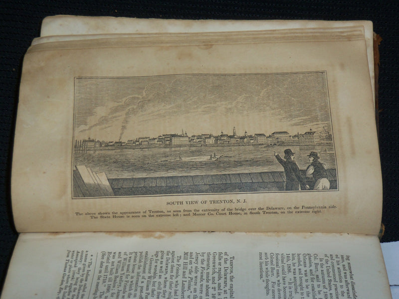 1844 HISTORICAL COLLECTIONS OF THE STATE OF NEW JERSEY BY JOHN BARBER - KD 7355