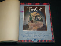 1917 NOVEMBER-1918 OCTOBER TRAVEL MAGAZINE BOUND VOLUME - GREAT COVERS - KD 5968