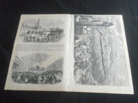 1853 JULY 2 ILLUSTRATED NEWS MAGAZINE - GAVAZZI DISTURBANCE AT QUEBEC - B 5531F