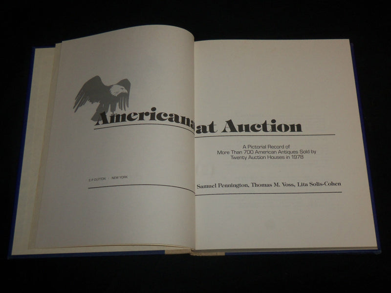 1979 AMERICANA AT AUCTION HARDCOVER BOOK - PENNINGTON - VOSS - I 2043