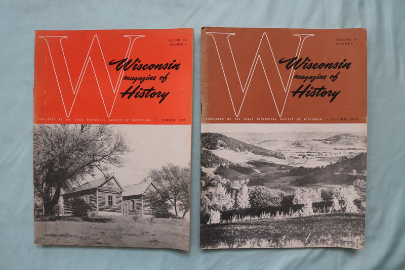 1951-1953 WISCONSIN MAGAZINE OF HISTORY - LOT OF 13 - O 3973