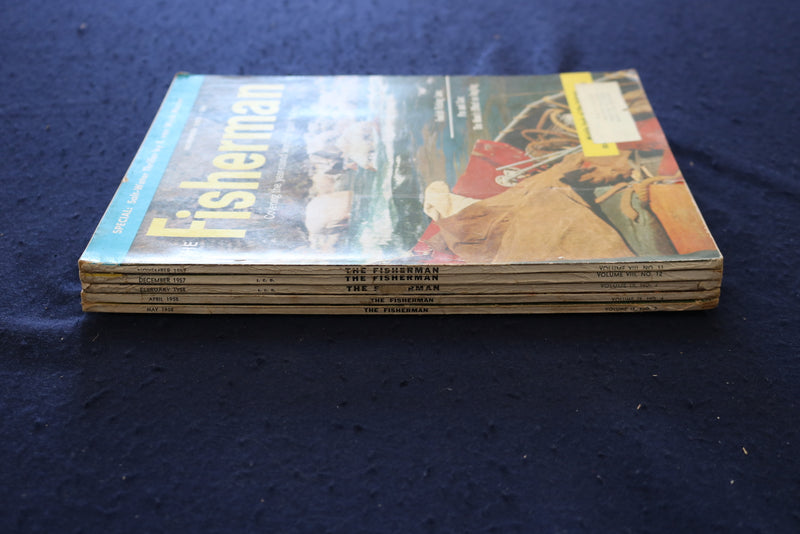 1957-1958 THE FISHERMAN MAGAZINE - LOT OF 5 - O 3593