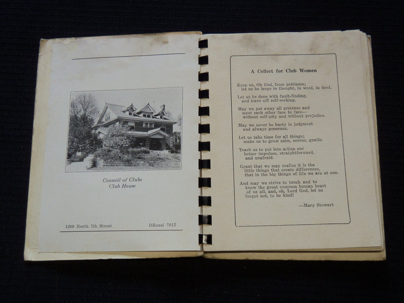1946-1950 COUNCIL OF CLUBS YEAR BOOK LOT OF 2 - KANSAS CITY, KANSAS - J 7426