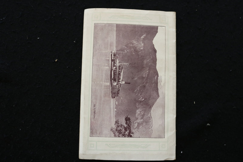 1910 BERNER OBERLAND TRAVEL GUIDE - FOLD-OUT - GERMAN TEXT - K 2217