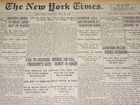 1920 MAY 15 NEW YORK TIMES - DICKINSON HALL AT PRINCETON BURNS - NT 8677