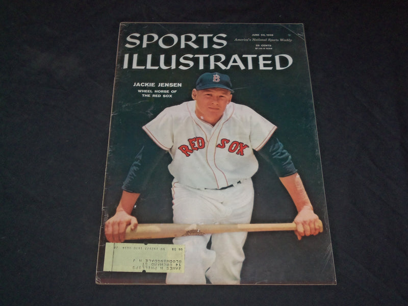 1958 JUNE 23 SPORTS ILLUSTRATED MAGAZINE - JACKIE JENSEN - SP 8886