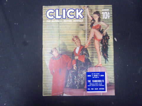 1940 AUGUST CLICK MAGAZINE - NICE COVER, PHOTOS & ARTICLES INSIDE - ST 4069