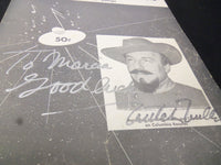 MITCH MILLER THE YELLOW ROSE OF TEXAS AUTOGRAPHED SHEET MUSIC - AM 43