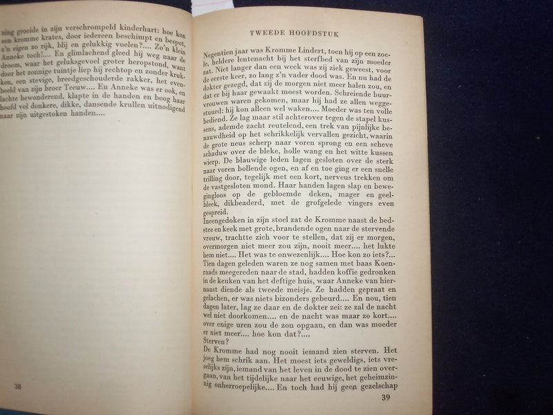 1948 DE MARTELGANG VAN KROMME LINDERT HARDCOVER BOOK BY DE JONG- DUTCH - KD 8946