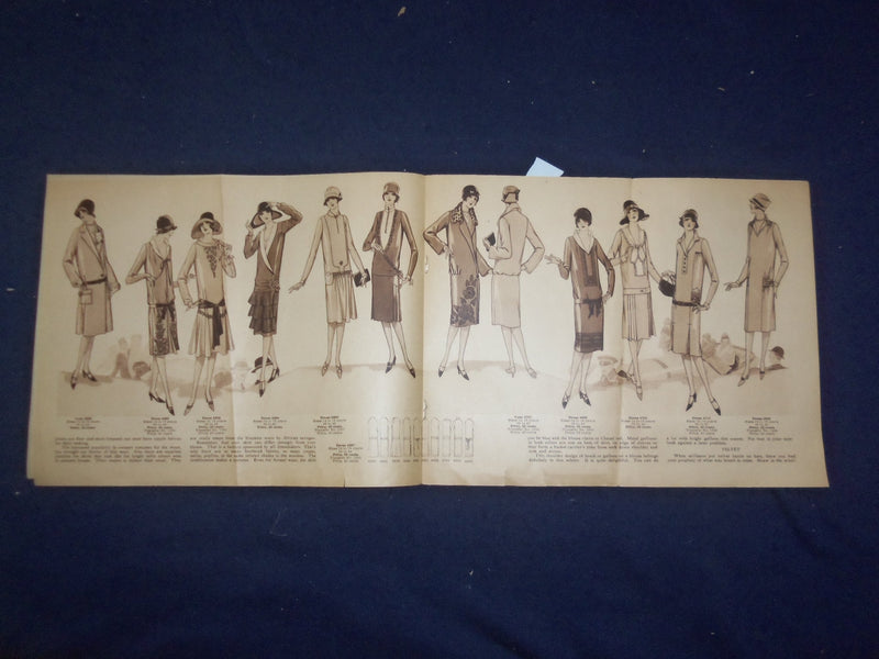 1926 WINTER LEADING STYLES IN MCCALL PRINTED PATTERNS BROCHURE - J 9774