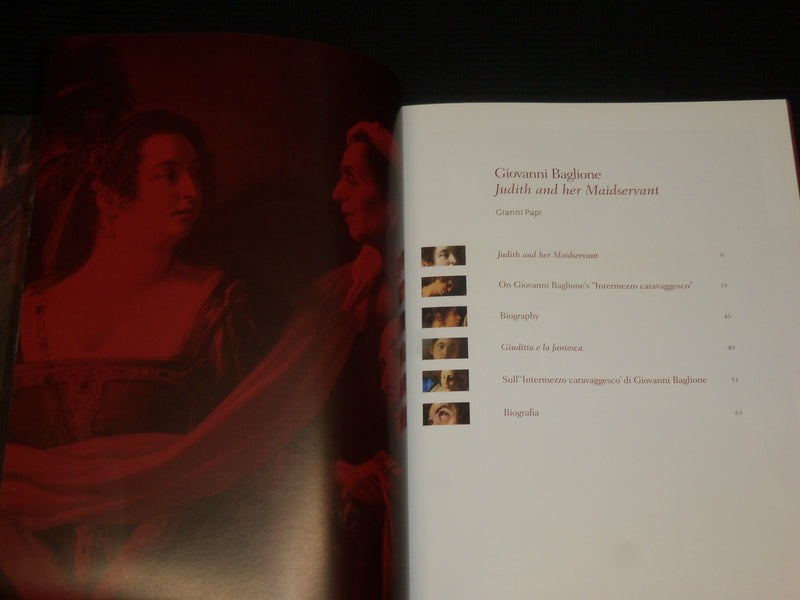 2014 GIOVANNI BAGLIONE JUDITH & HER MAIDSERVANT HARDCOVER BOOK BY PAPI - R 724E