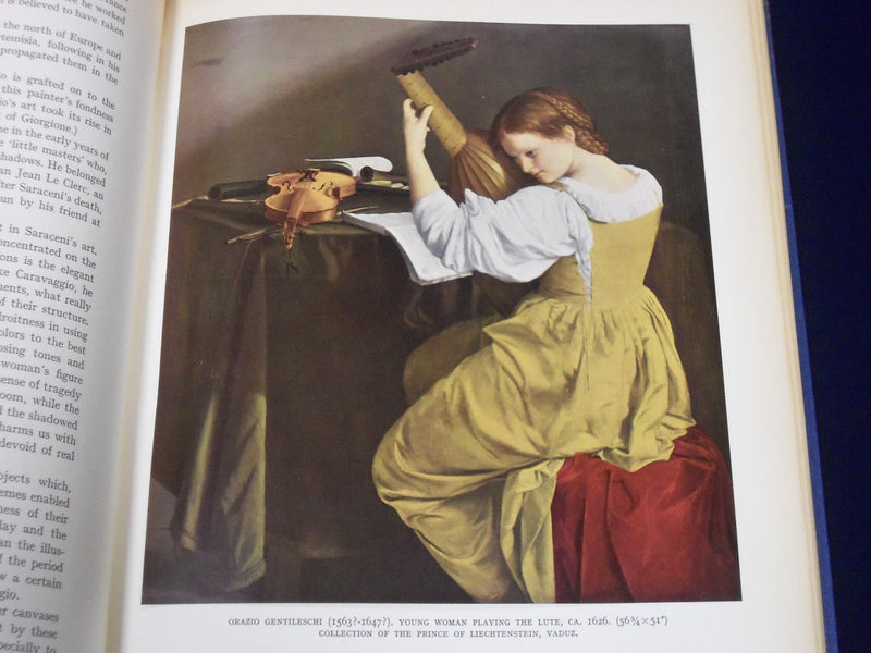 1952 ITALIAN PAINTING FROM CARAVAGGIO TO MODIGLIANI BOOK - NICE PRINTS - KD 2857