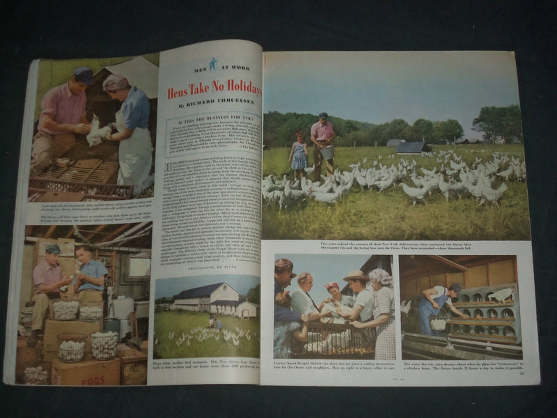 1946 OCTOBER 12 THE SATURDAY EVENING POST MAGAZINE - ILLUSTRATED COVER- SP 2477H