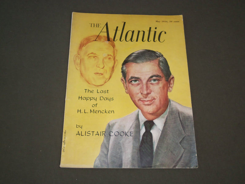 1956 MAY THE ATLANTIC MONTHLY MAGAZINE - H.L. MENCKEN & ALISTAIR COOKE - SP 9574