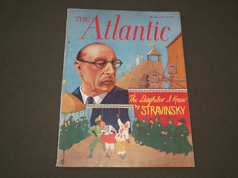 1953 NOVEMBER THE ATLANTIC MONTHLY MAGAZINE - IGOR STRAVINSKY - SP 9571