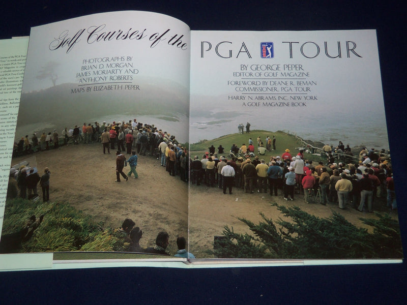 Golf Courses of the PGA Tour by George Peper (1986, Hardcover) - I 355