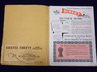 1930'S THE KRISTEE LINE THRIFTY HOME SPECIALTIES CATALOG - GREAT ADS - J 1973
