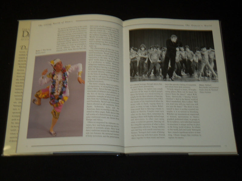 1997 THE LIVING WORLD OF DANCE BOOK INSCRIBED BY JACK & LINDA VARTOOGIAN- I 1859