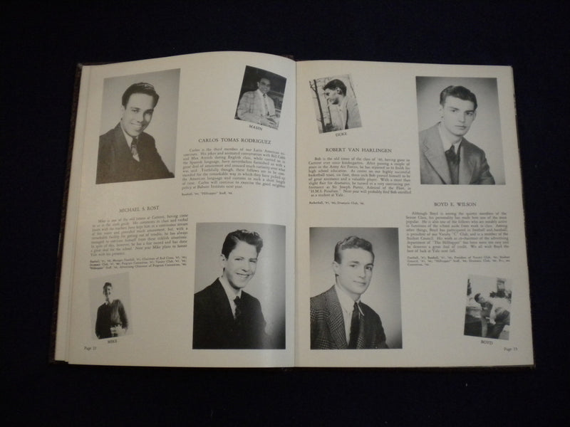 1946 THE HILLTOPPER CARTERET SCHOOL YEARBOOK - WEST ORANGE, NEW JERSEY - YB 2990