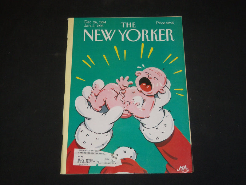 1994 DEC 26 - 1995 JAN 2 THE NEW YORKER MAGAZINE - ILLUSTRATED COVER - NY 1664