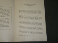 1920'S THE SPANISH HERITAGE IN AMERICA BOOK BY WILLIAM R. SHEPHERD - J 3547